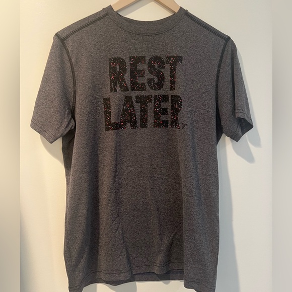 Old Navy Other - Old Navy Dark Gray 'Rest Later' Men's T-Shirt size M